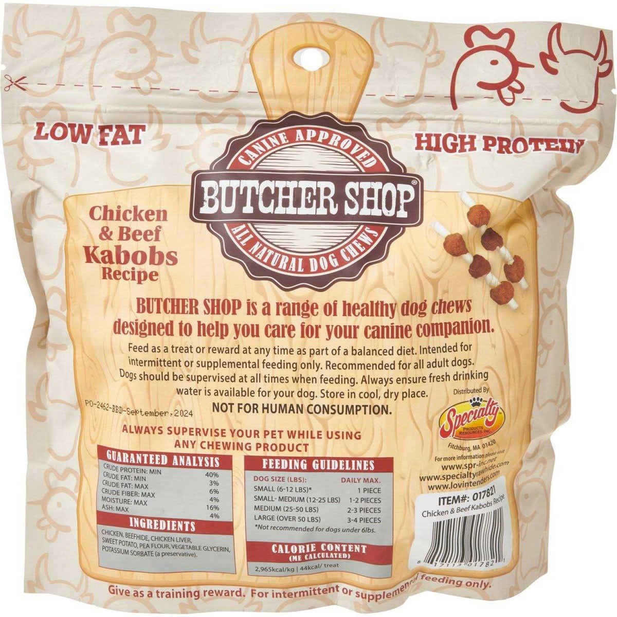 Chicken & Beef Kabobs Dog Treats R174