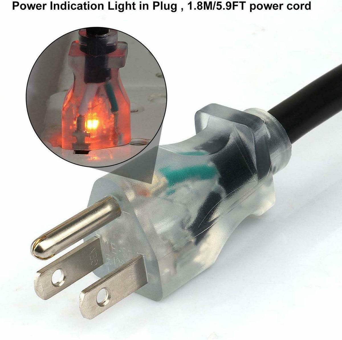 1000W Electric Immersion Heater with 304 Stainless-Steel Guard P27363