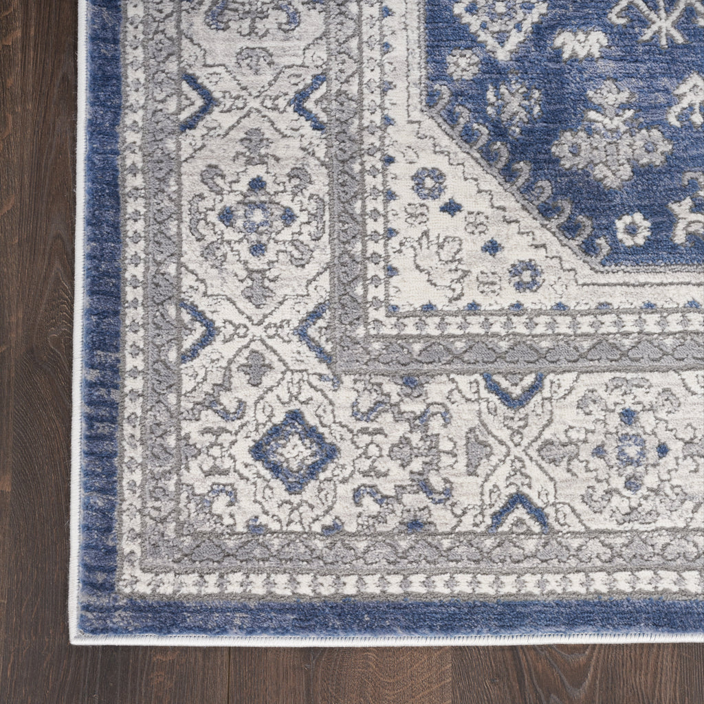 Persian Grey/Navy 8x10 Area Rug S124784