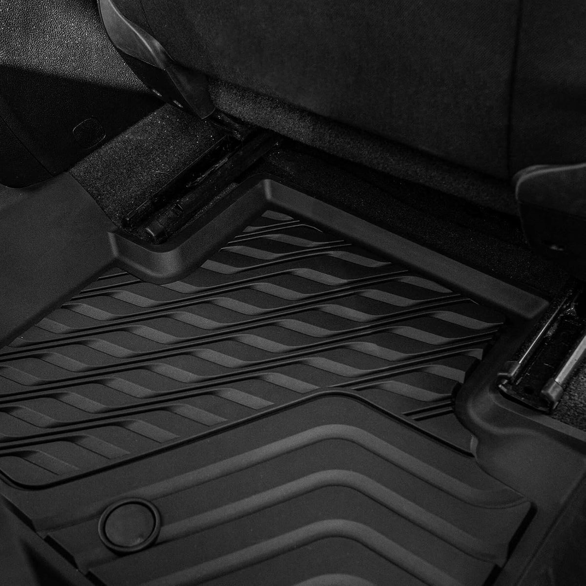 Black TPE All Weather Floor Mats 1st and 2nd Row Full Set L227691