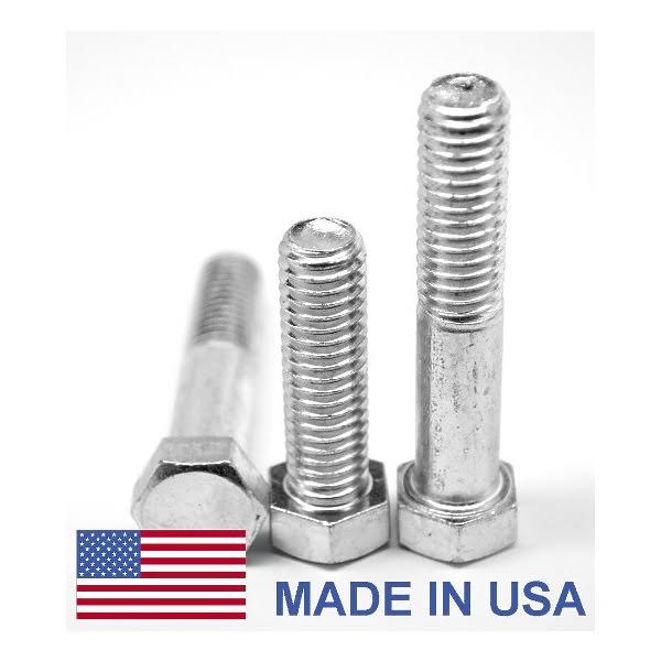 1in 14 x 1 5 in ft UNS Threaded Grade 5 Hex Cap Screw 44 USA Medium Carbon Steel Zinc Plated 5 Piece C513