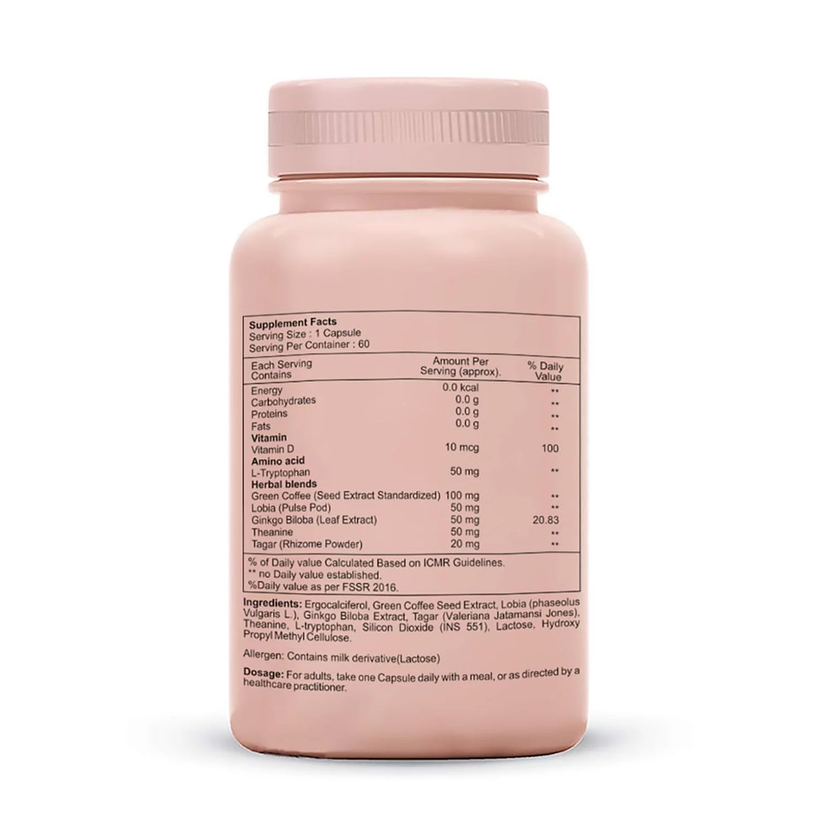 60 Capsules Weight Loss Pills O366