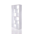 White 6 Shelf Rectangular Cube Bookshelf M1649
