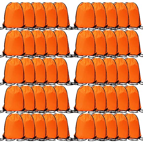 50 Pcs Drawstring Polyester Bags M257244