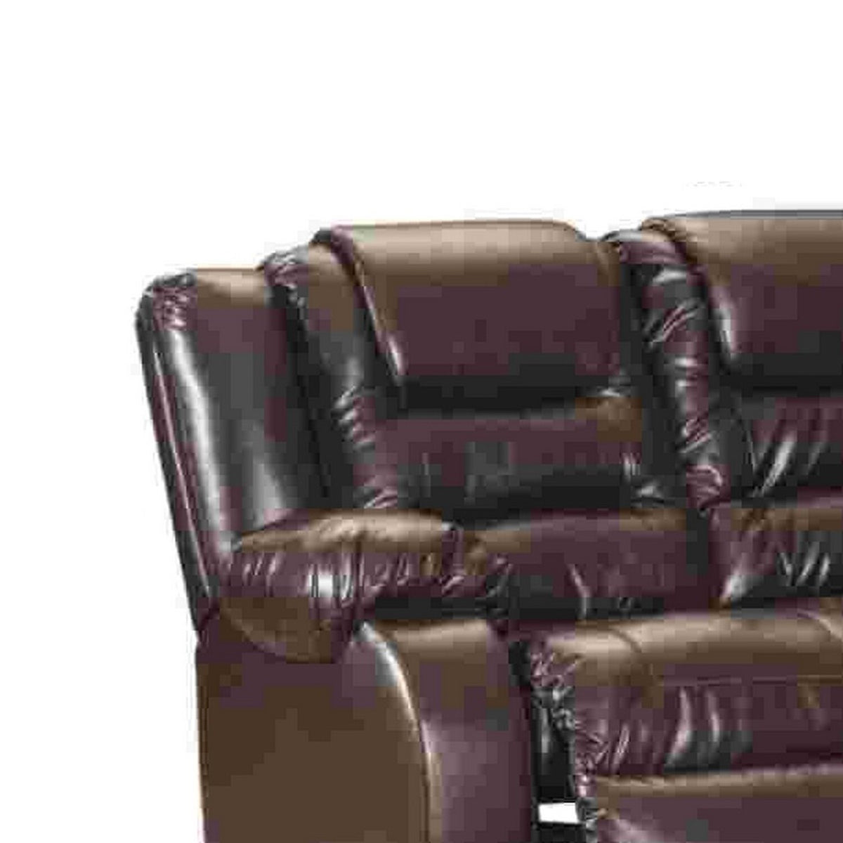 Chocolate Brown Reclining Sofa J235626