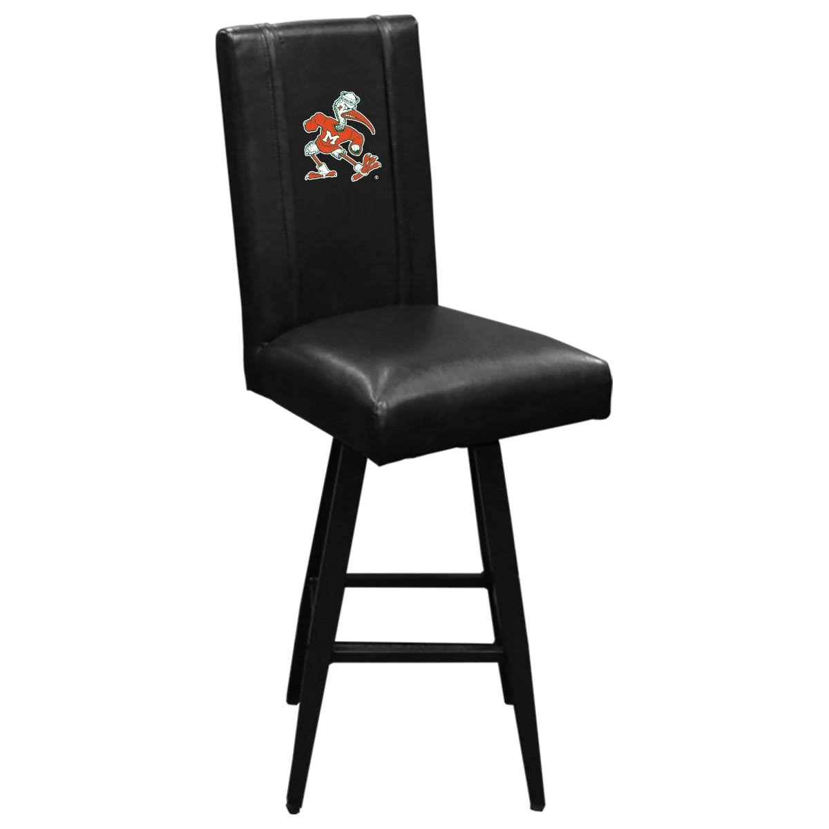 Miami Hurricanes Logo Team Swivel Bar Stool X73199