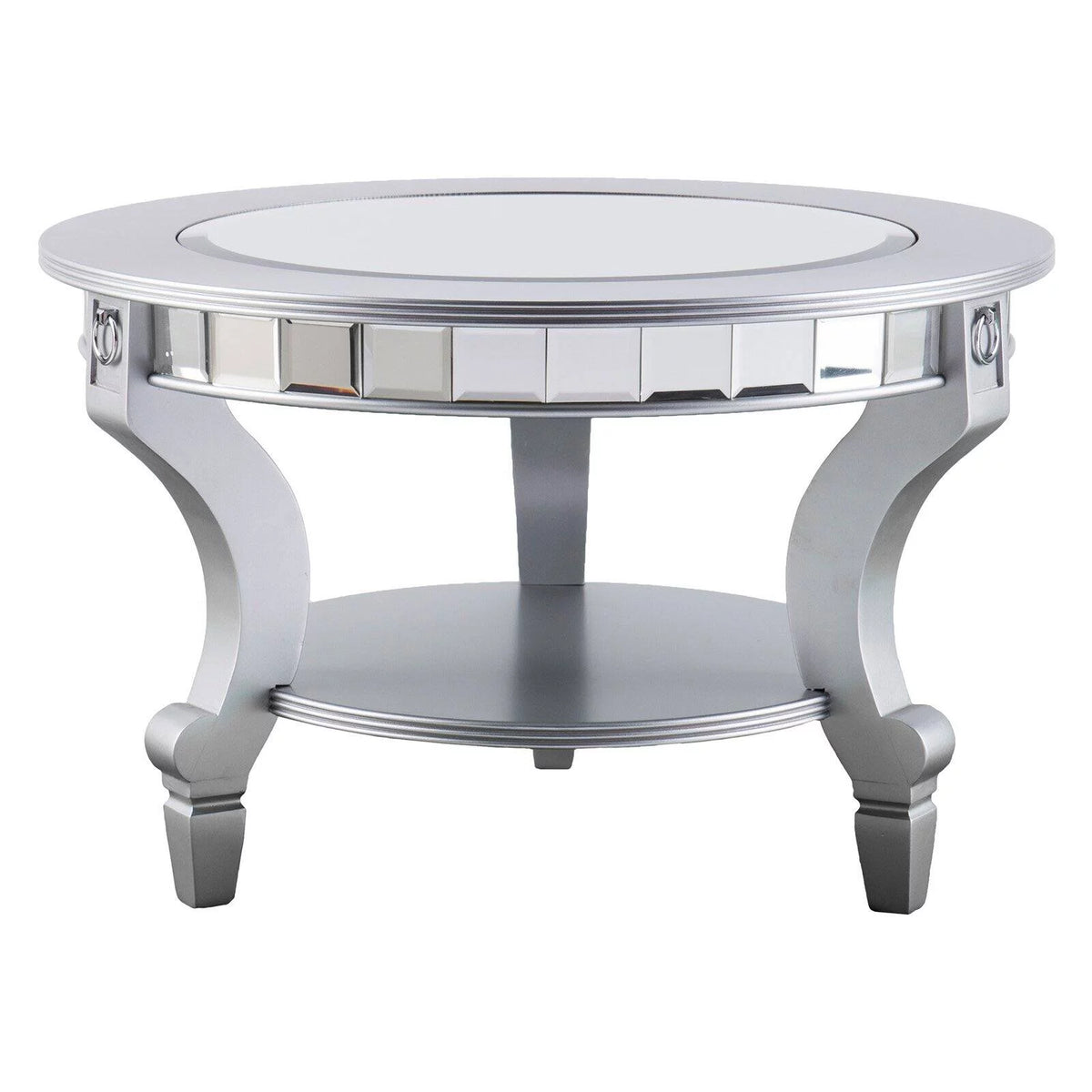 Mirrored Round Cocktail Table T27659