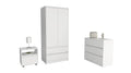 White 3 Piece Bedroom Set Q420537