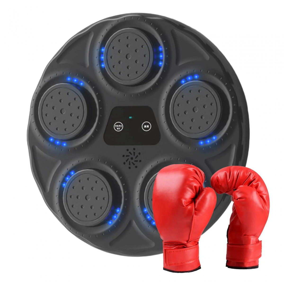 Electronic Boxing Machine Adjustable Punching Pad with Gloves F6707