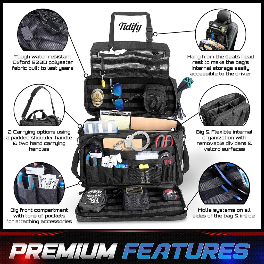 Tactical Gear Bag with MOLLE Organizer, Heavy Duty & Water Resistant J939