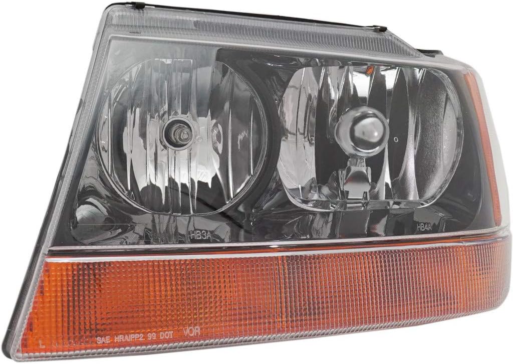 Jeep Grand Cherokee Headlight Assembly 1999-2004 Pair Driver and Passenger Side V77467