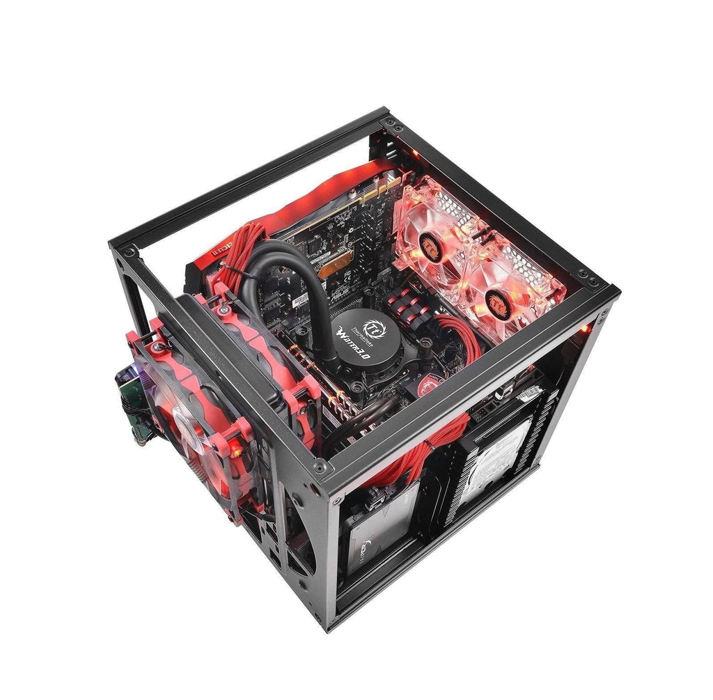 Black Mini-ITX Mini-Tower Computer Case P4189