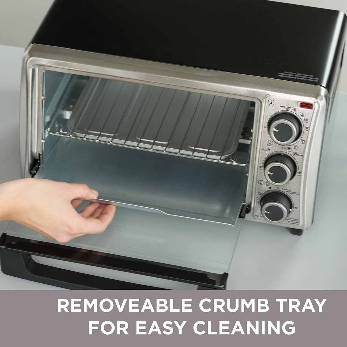 4-Slice Stainless Steel Toaster Oven L367