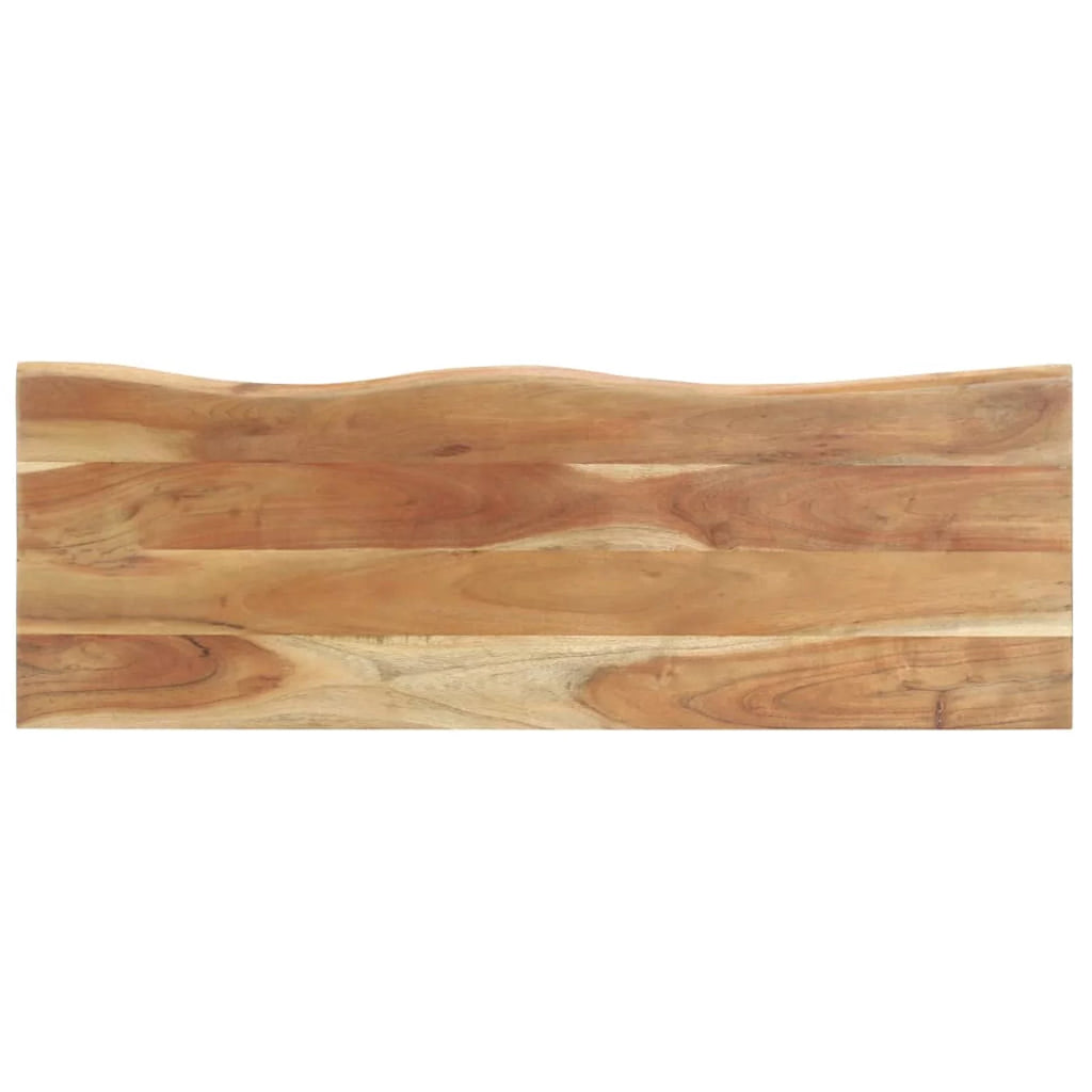 Acacia Wood Wall Mounted Coat Rack with Storage Shelf L919