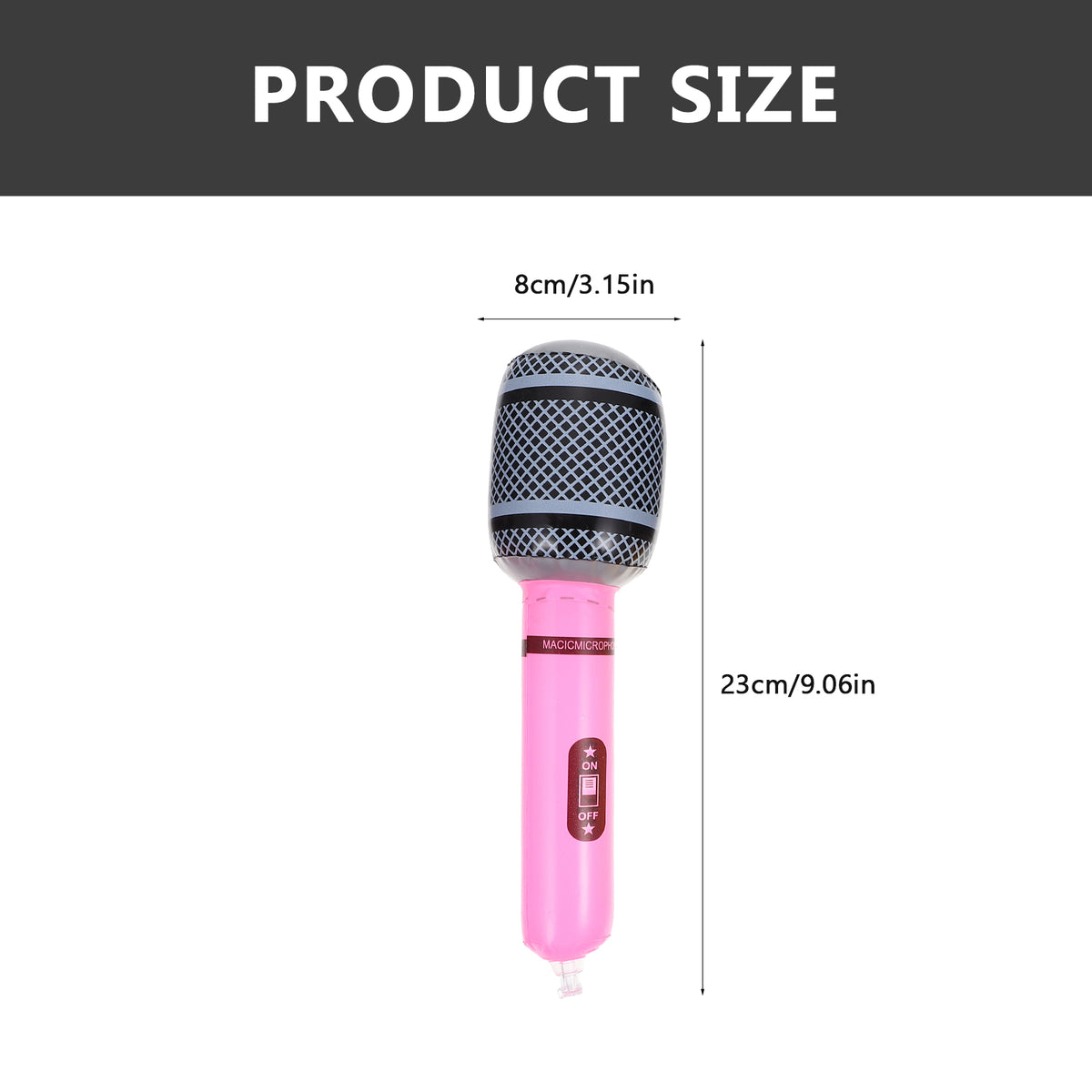 30 Pcs Inflatable Microphone Toys N803