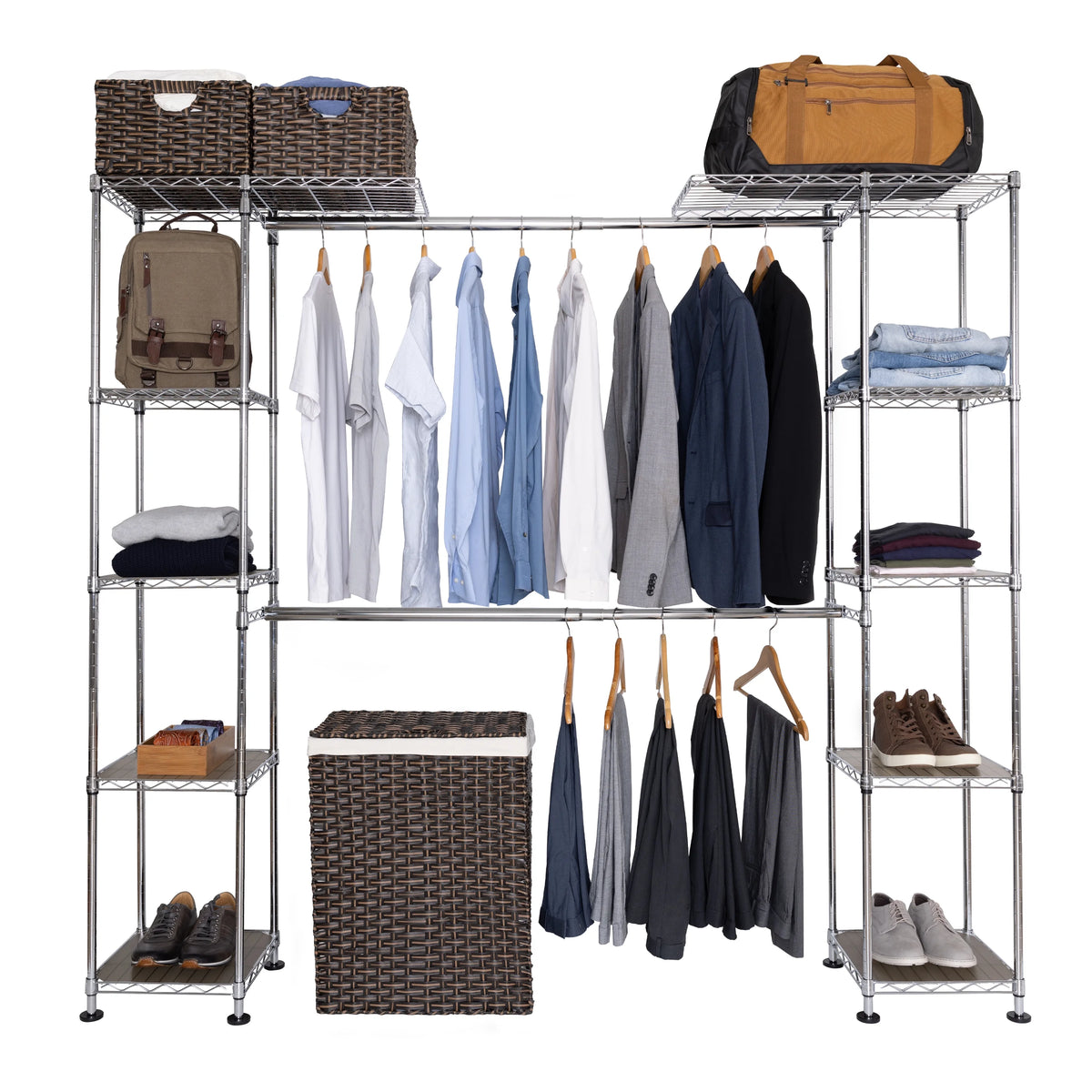 Steel Expandable Closet Organization System T49992