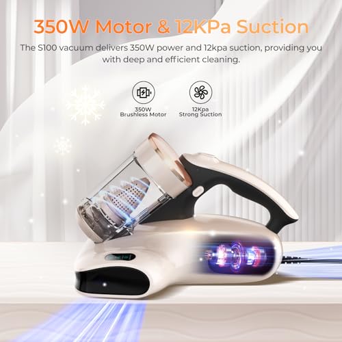 Mattress Vacuum Cleaner UV Sanitizing 12Kpa Suction X4892
