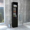 Black Single Door Cabinet K81006