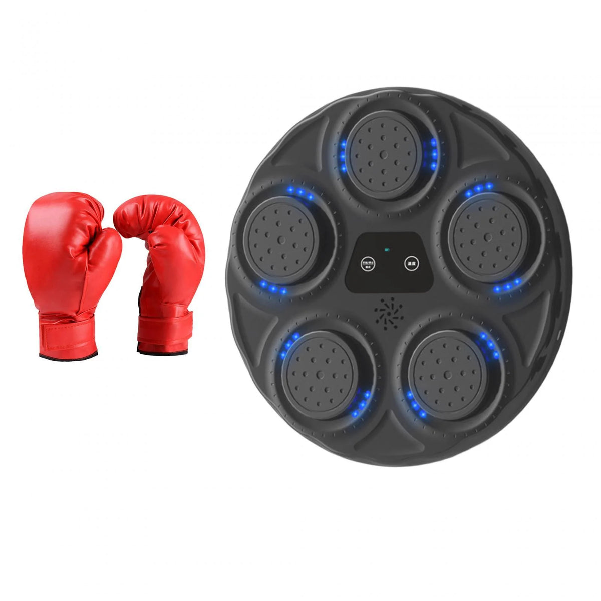 Electronic Boxing Machine Adjustable Punching Pad with Gloves F6707