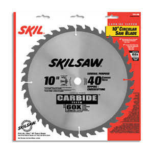 10 inch 40T Carbide Circular Saw Blade (10 / Pack) A9992