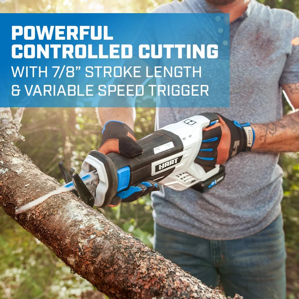 20-Volt Cordless 6-Tool Combo Kit Lithium-Ion Batteries L117