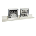 White 4.5" x 35.4" Floating Shelf A836