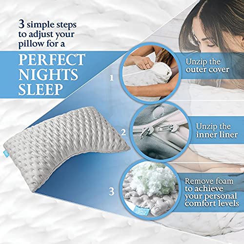 King Size Adjustable Memory Foam Pillow G43709