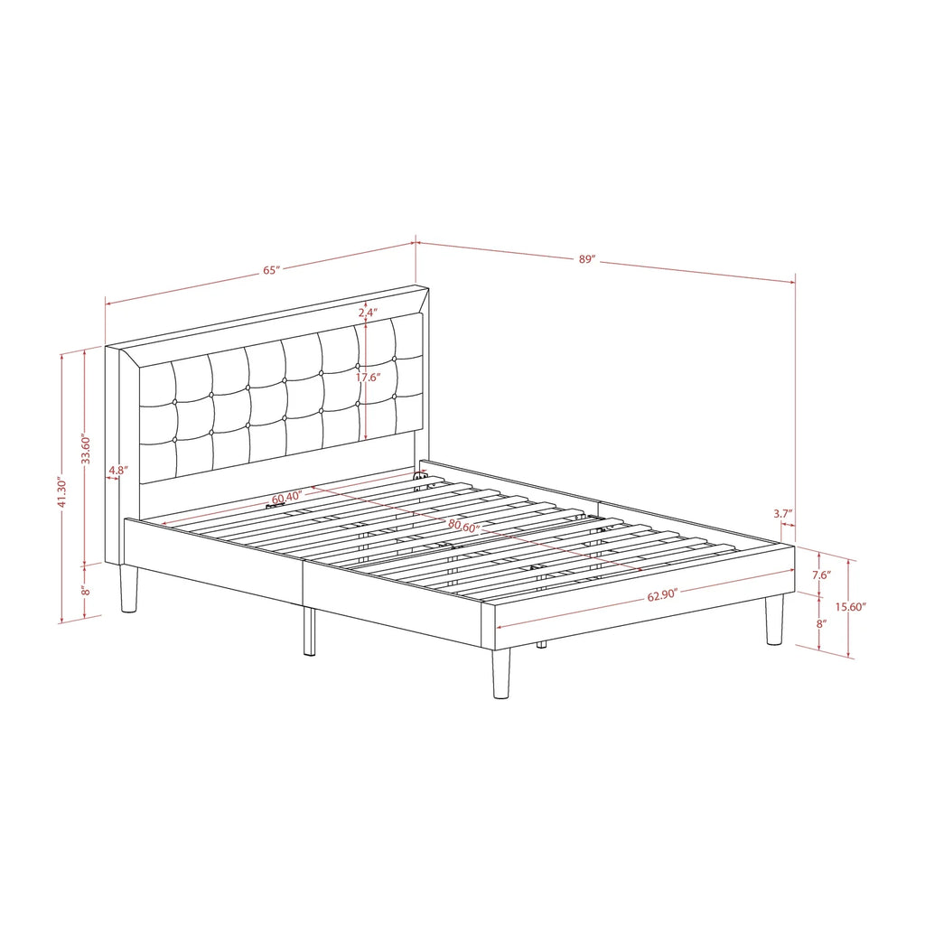 3-piece Wood Bedroom Set F399