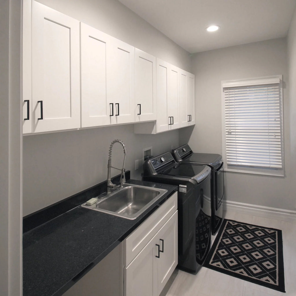 White Shaker Tall Wall Kitchen Cabinet 30x24x12 F957