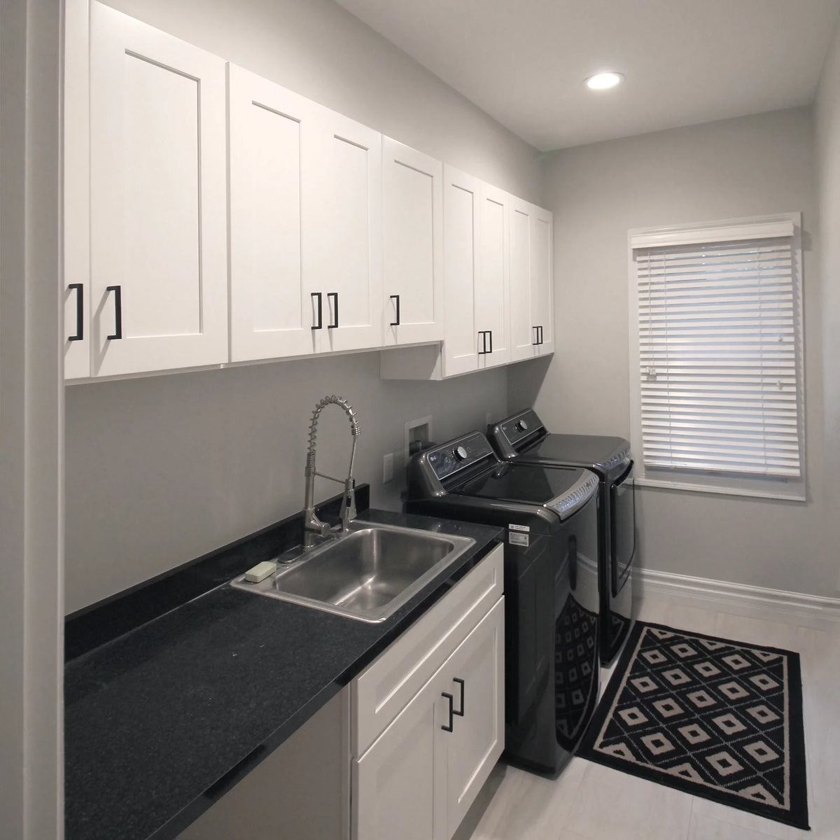 White Shaker Tall Wall Kitchen Cabinet 30x24x12 F957