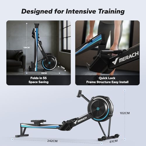 Adjustable Air Resistance Indoor Rowing Machine S4832