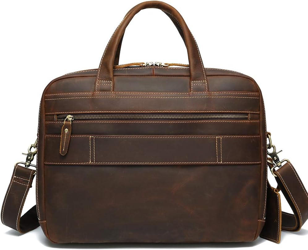 Vintage Leather 15.6 Laptop Messenger Bag U437