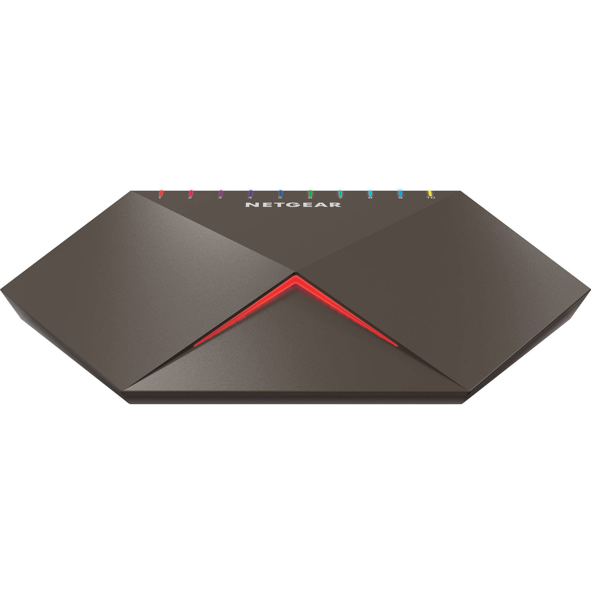 Black 10-Port Switch F6470