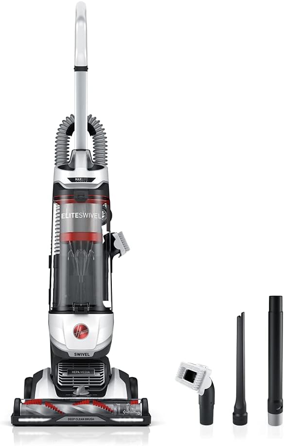 Grey Bagless Upright Vacuum Cleaner with HEPA Media Filtration B2972
