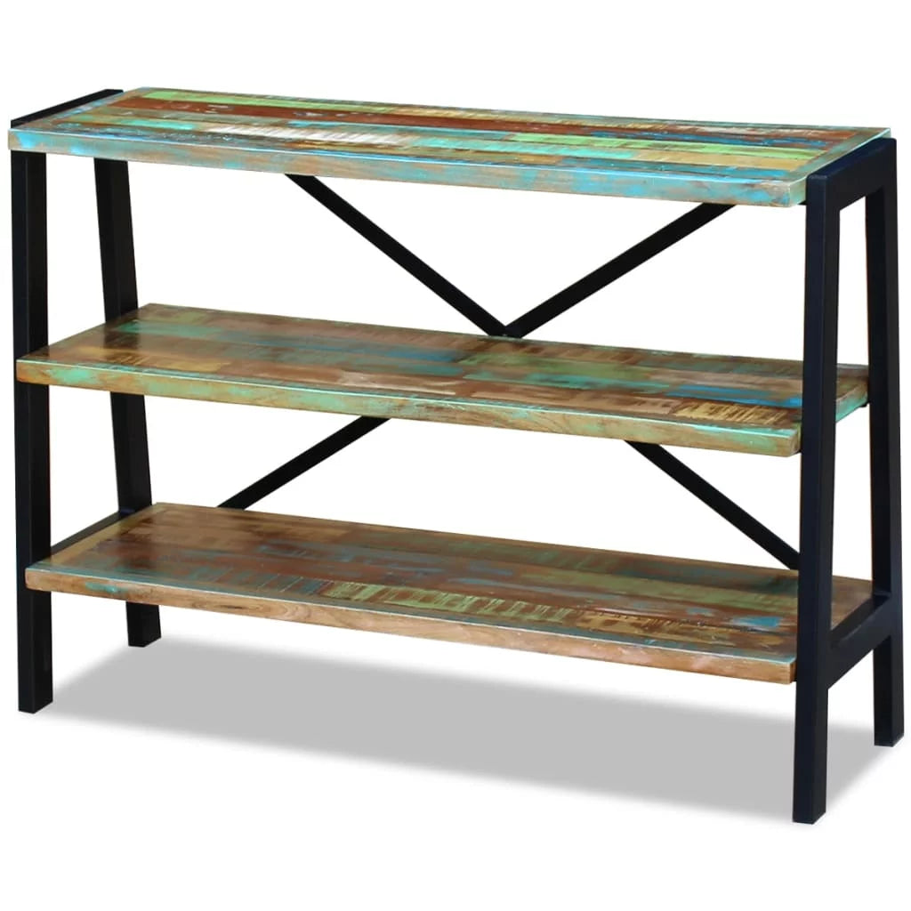 Sideboard 3 Shelves Solid Reclaimed Wood L449
