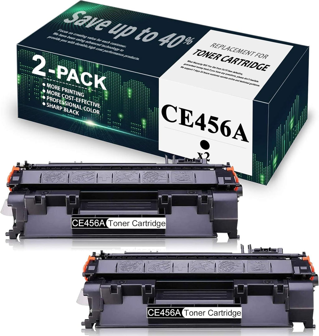 2 Pack Black Toner Cartridge for HP P2055 Printer A6177
