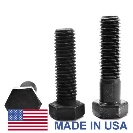 1 inch-8 x 2 3/4 inch Coarse Thread Grade 8 Hex Cap Screw Black Oxide Alloy Steel Pk 20 I7848