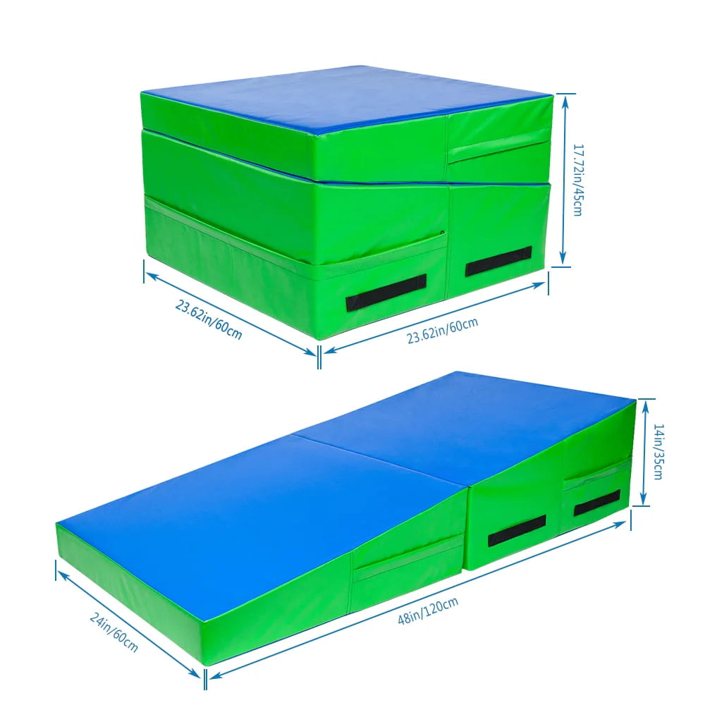 48x24x14 Folding Gymnastics Incline Mat T5457