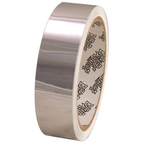 Polished Chrome Metalized Polyester Tape (60 Roll/Case) K687419
