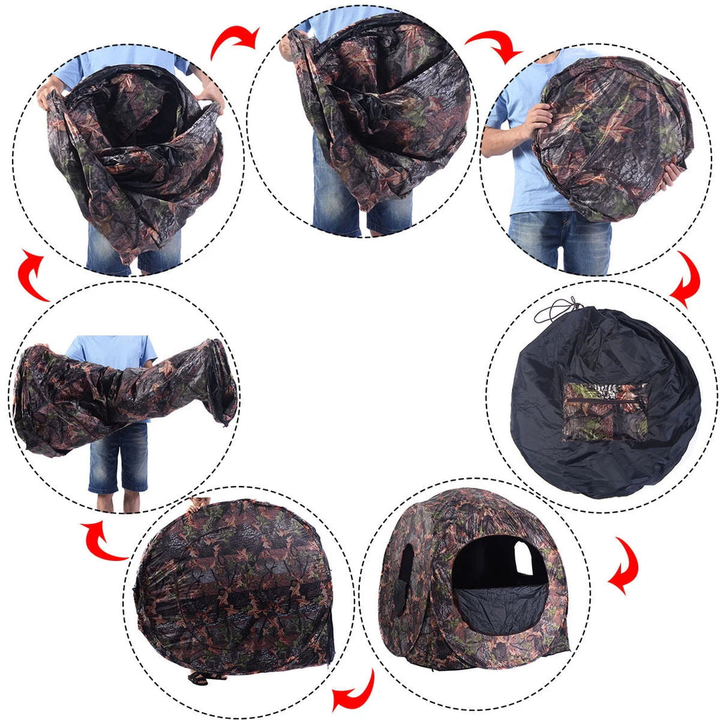 Portable Pop Up Camo Hunting Blind X545225