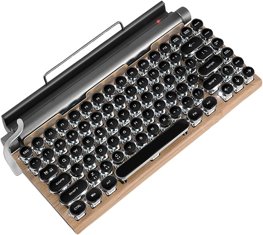 83-Key Mechanical Keyboard Wireless Bluetooth Blue Switch I381