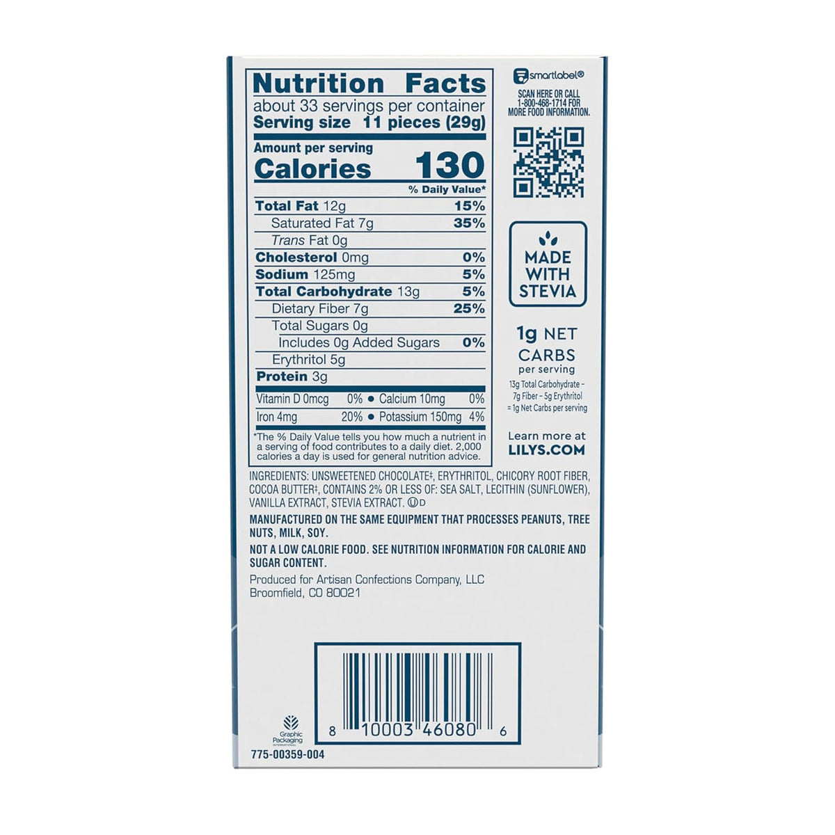 2.8 oz 12 Count Extra Dark Chocolate Bars Q96732