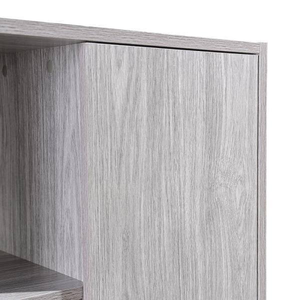 Gray Oak Wooden Bookcase B702932