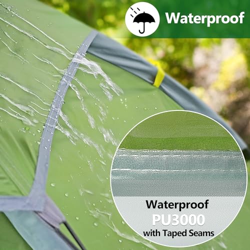1 Person Lightweight Backpacking Tent with Waterproof Rainfly W4848
