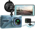 720P HD Dual Dash Cam with Night Vision and 4 inch LCD Display L14739