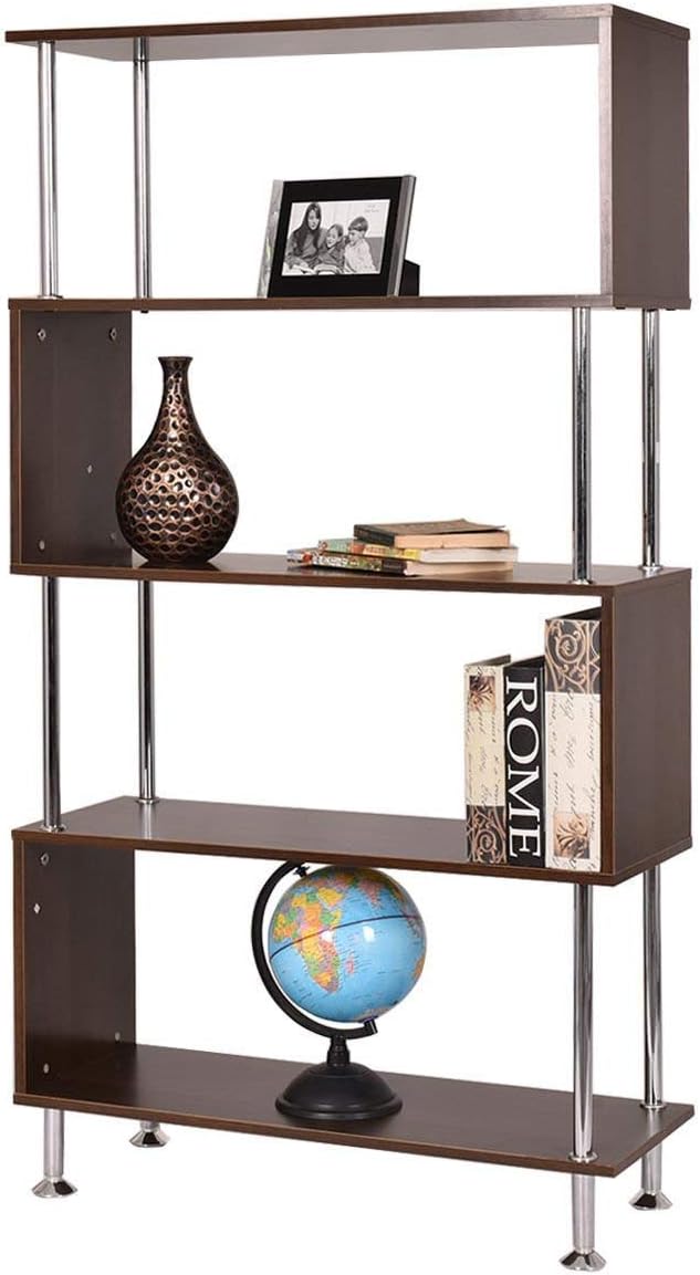 4-Tier Wooden Bookcase Bookshelf L4504