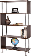 4-Tier Wooden Bookcase Bookshelf L4504