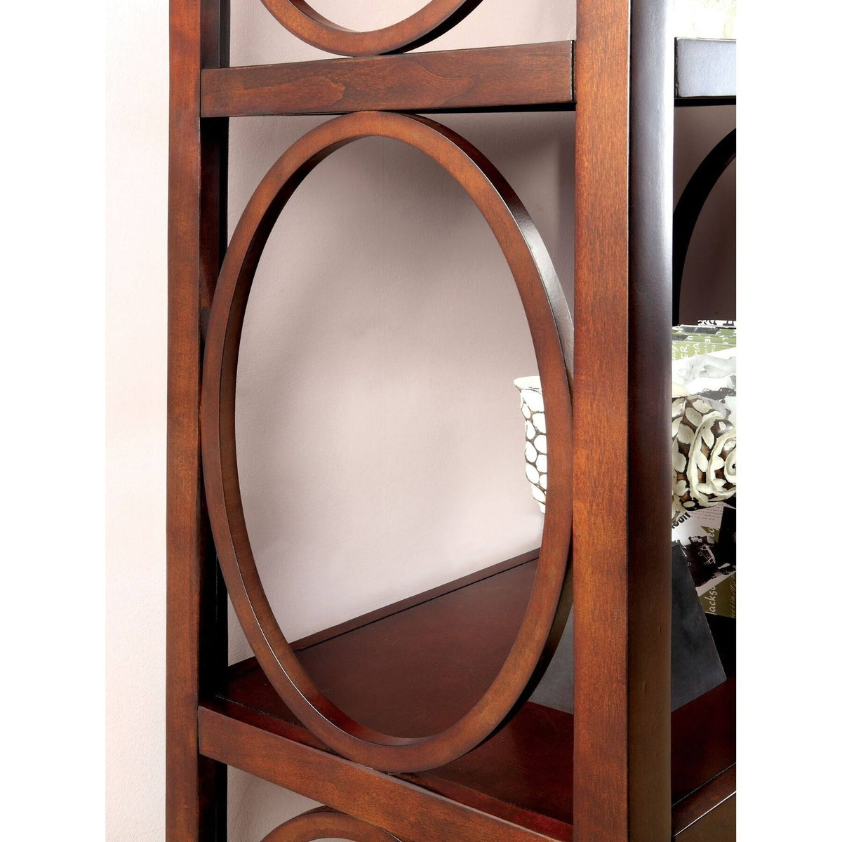 Transitional Pier Cabinet Cherry Brown G9623