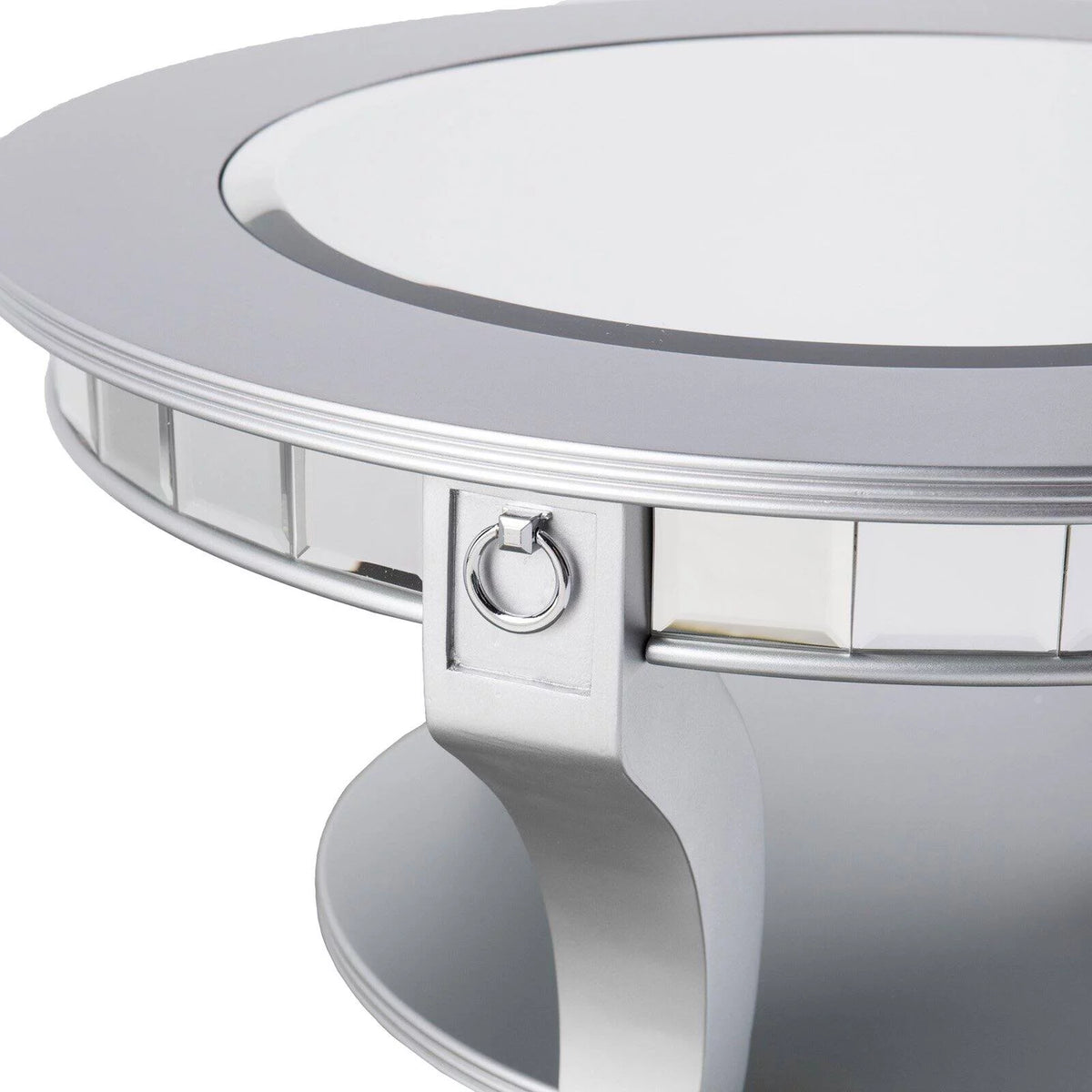 Mirrored Round Cocktail Table T27659