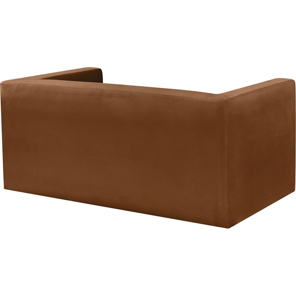 Saddle Velvet Loveseat C305